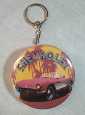 Chevrolet corvette C1 rouge  porte clé décapsuleur métal 58 MM