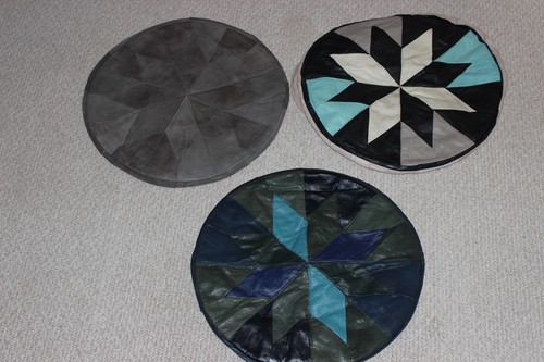 Ottoman pouf set 3 - ottoman,