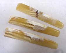 Lot de 3 peignes à cheveux