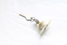 1 X Vieux Verrou D'Armoire Château Vintage Serrure à Insertion Avec 2 X Clé