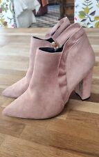 Bottines Femme Mulanka 36 Daim, talon 10 cm Portées Seulement 1 Fois