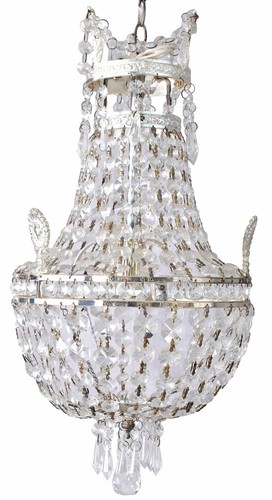 Lustre plaffonier pampilles - plaffonier,