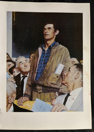 Freedom speech norman - of,