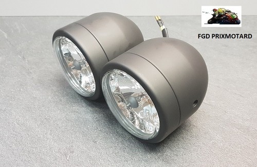 Optique phare moto - phare, double