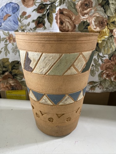Ancien pot terre cuite saint - cuite,