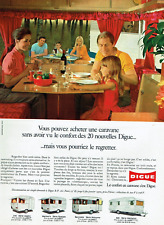 publicité Advertising  1122  1969   Digue  les caravanes  plein confort