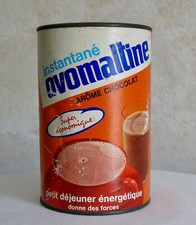 OVOMALTINE, ancienne boite ovomaltine , boite chocolat ovomaltine instantané .