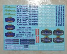 DECALS ROTHMANS GENERIQUE BMW/OPEL/PORSCHE/FORD RALLYE OU CIRCUIT 1/43