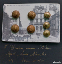 Boutons laiton uniforme Lycée