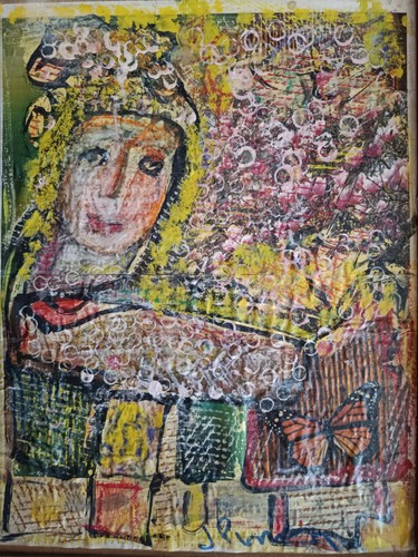 Tableau peinture gouache - tableau, et