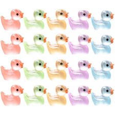 50pcs mini-résine canard miniature figures de canard