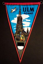 Fanion ULM DONAU Allemagne Deutschland - Wimpel Pennant - vintage