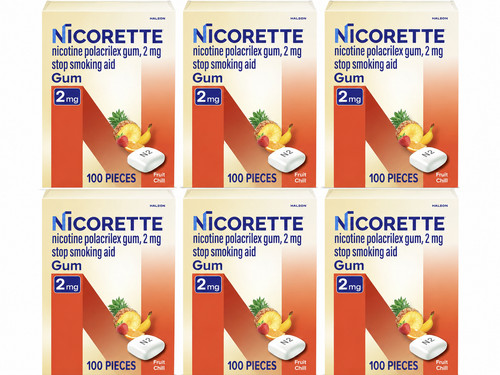 Nicorette nicotine gum - gum, stop