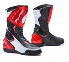 Bottes De Moto Racing Forma Freccia Noir Blanc Rouge Taille 42