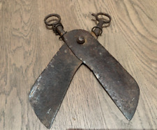 *** PAIRE DE CISAILLES ANCIENNES EN FER FORGÉ - 19ème - OBJET DE COLLECTION ***