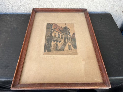 Tableau gravure ancienne
