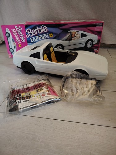 Ferrari blanche barbie 1986 - ferrari,