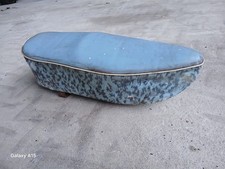 Selle biplace vintage Mobylette bleu