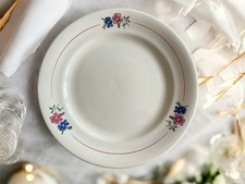 Plat de service ancien en faïence de Salins-lès-Bains (Jura)