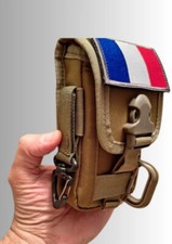 Étui de téléphone portable et CB avec fixation Molle Sacoche tactique polyvalent