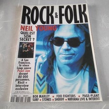 Magazine ROCK & and FOLK – numéro 336  – AOUT 1995 – NEIL YOUNG  NIRVANA