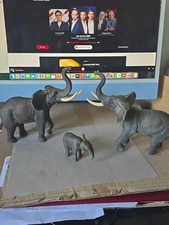 famille elephants  3 Figurines