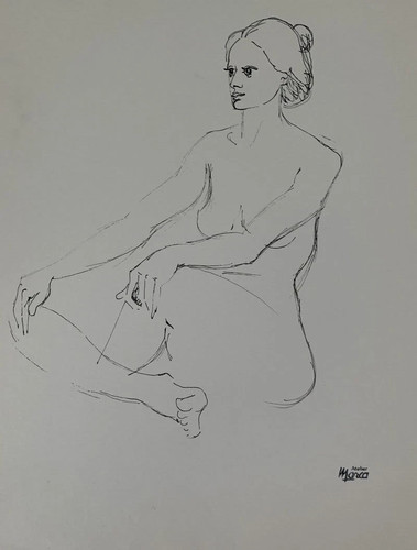 Très beau dessin - très, nu