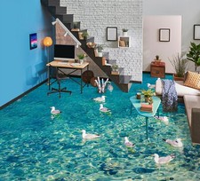 Canard blanc 3D 1762 sol