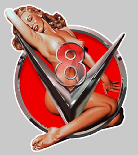 Pinup usa big block - pinup, hot
