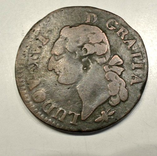 Louis xvi sol 1791 - sol, lyon