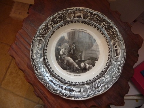 Assiette décoration comices - décoration,