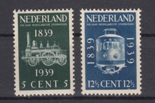 MR20381/ NETHERLANDS – TRAIN - Y&T # 325 / 326 COMPLETE MINT MH