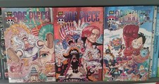 Tome 104/105/106 One Piece 1er Tirage Métallisés 