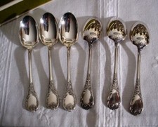 **CHRISTOFLE MARLY - 12 CUIL. ESPRESSO 10 cm - EXCELLENT ETAT - PRIX NEUF 840€**