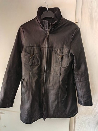 Veste cuir véritable - veste, en