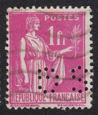 TIMBRE FRANCE 1937 type Paix