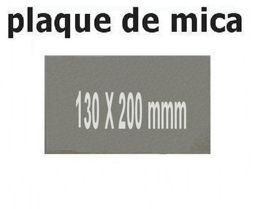 Plaque mica decouper - plaque,