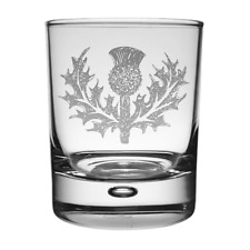 Art Pewter Chardon Écossais Clan Crest Verre de Whisky Verre WG-C113