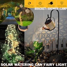 Arrosoir décoratif à LED avec lumière solaire, cascade pour lampes d'extérieur d
