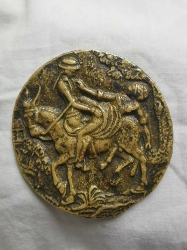 Médaille bronze dorée