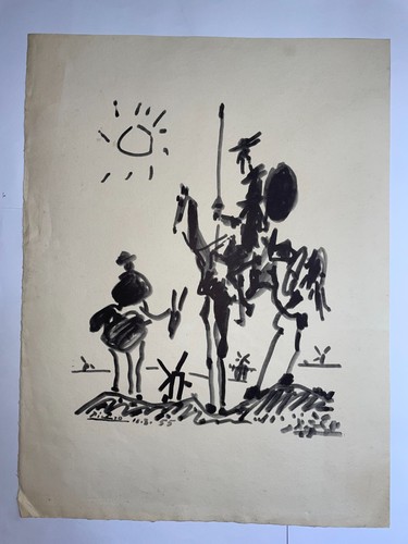 Picasso 1960 don - picasso, quichotte