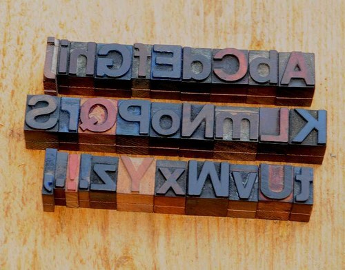 Alphabet mixte caracteres - a-z,