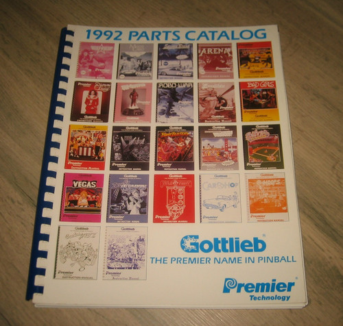 Ancien catalogue gottlieb 1992 - gottlieb,
