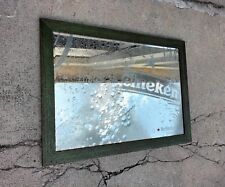 Cadre À Miroir De BAR / Pub Publicitaire de Collection Bière Heineken