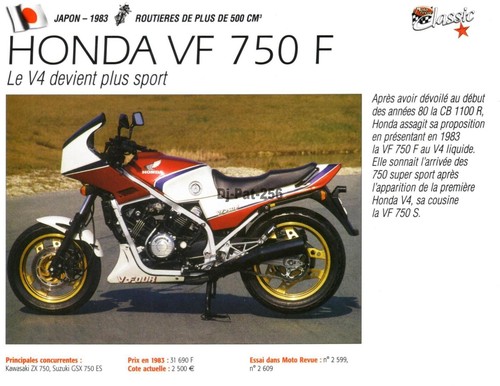 Fiche moto honda 750 - moto,
