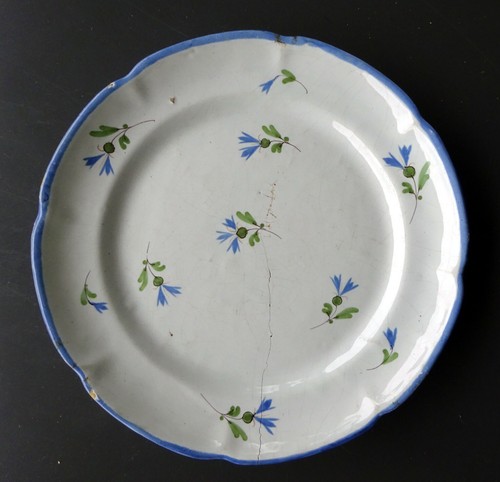 Ancienne assiette plate - ancienne,