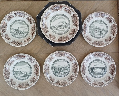 Assiettes dessert gien - dessert,