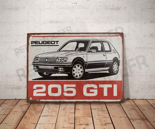 Plaque métal vintage peugeot
