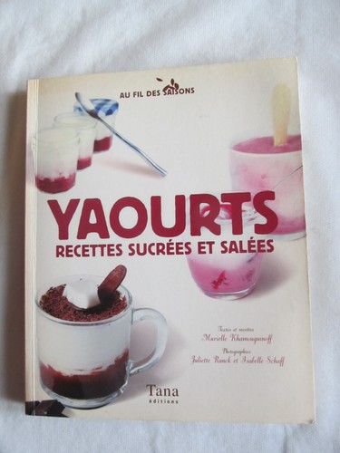 Livre yaourts recettes - yaourts,
