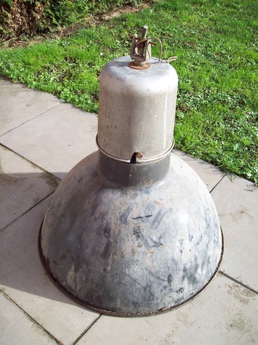 Très grande ancienne lampe - et,